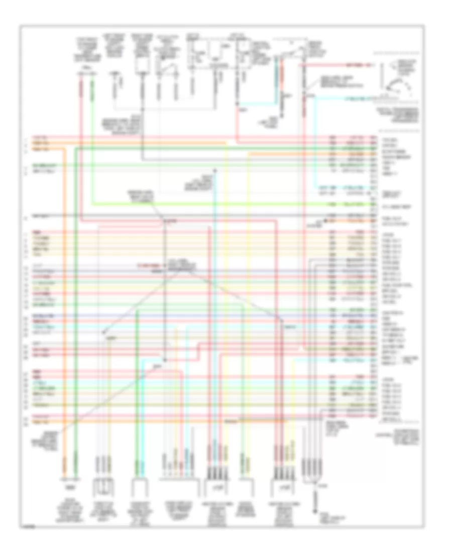 6.8L Bi-Fuel, Engine Performance Wiring Diagram (6 of 6) for Ford Cab  Chassis F350 Super Duty 2001