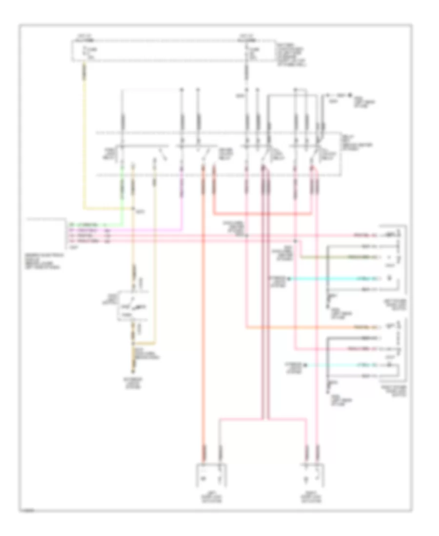Power Door Locks Wiring Diagram with Remote Keyless Entry Except Crew Cab for Ford Cab  Chassis F350 Super Duty 2001