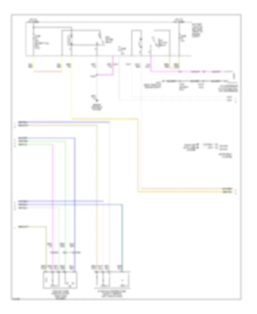 Automatic AC Wiring Diagram, with Navigation (2 of 3) for Ford Pickup F150 2011