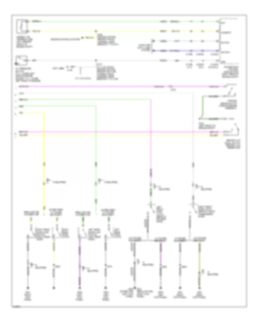 Instrument Cluster Wiring Diagram (2 of 2) for Ford Pickup F150 2011