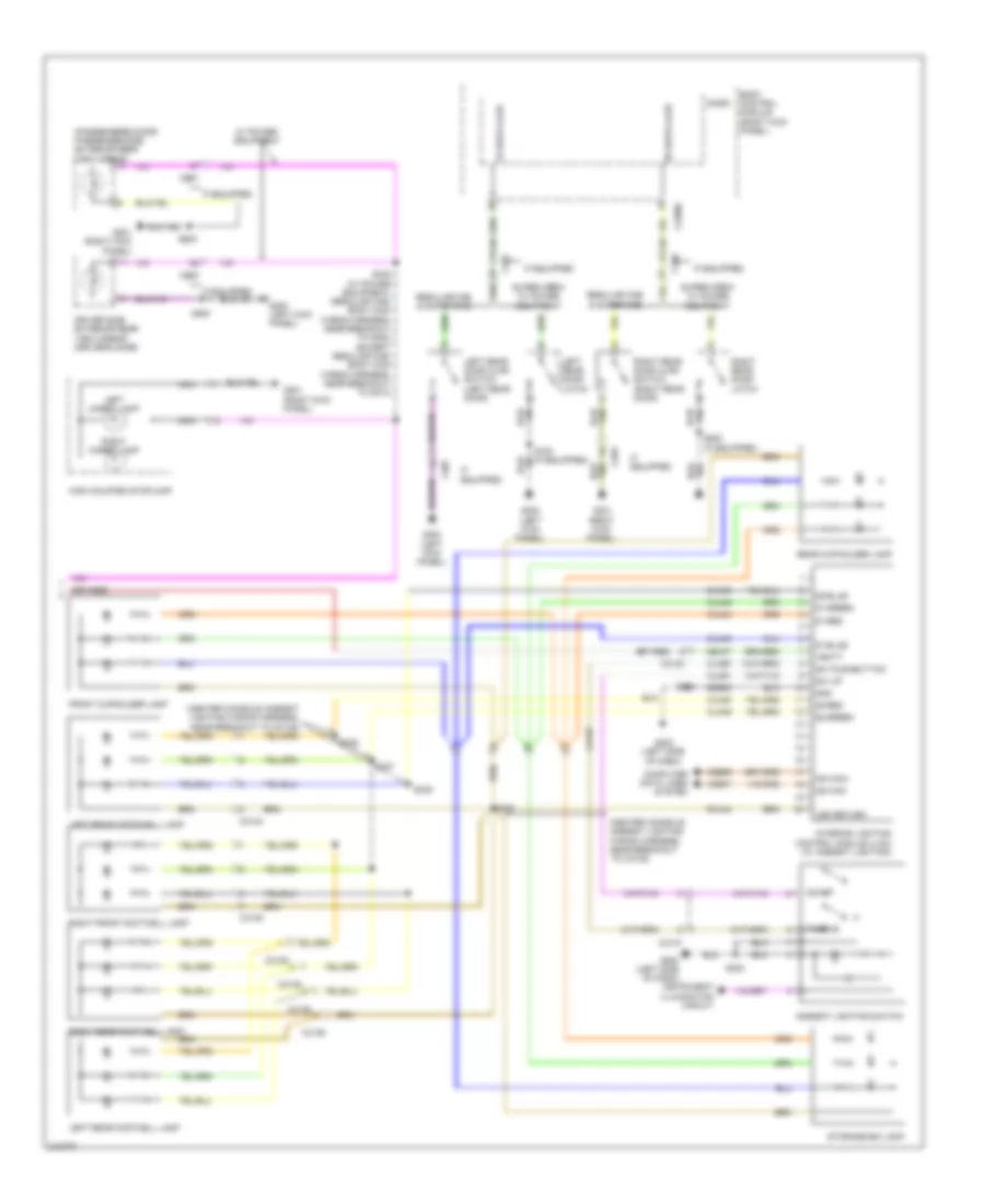 Courtesy Lamps Wiring Diagram 2 of 2 for Ford Pickup F150 2011