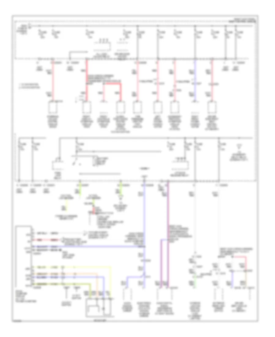 Power Distribution Wiring Diagram (3 of 7) for Ford Pickup F150 2011