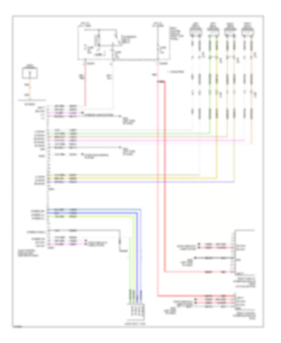 Radio Wiring Diagram, without Sony for Ford Pickup F150 2011