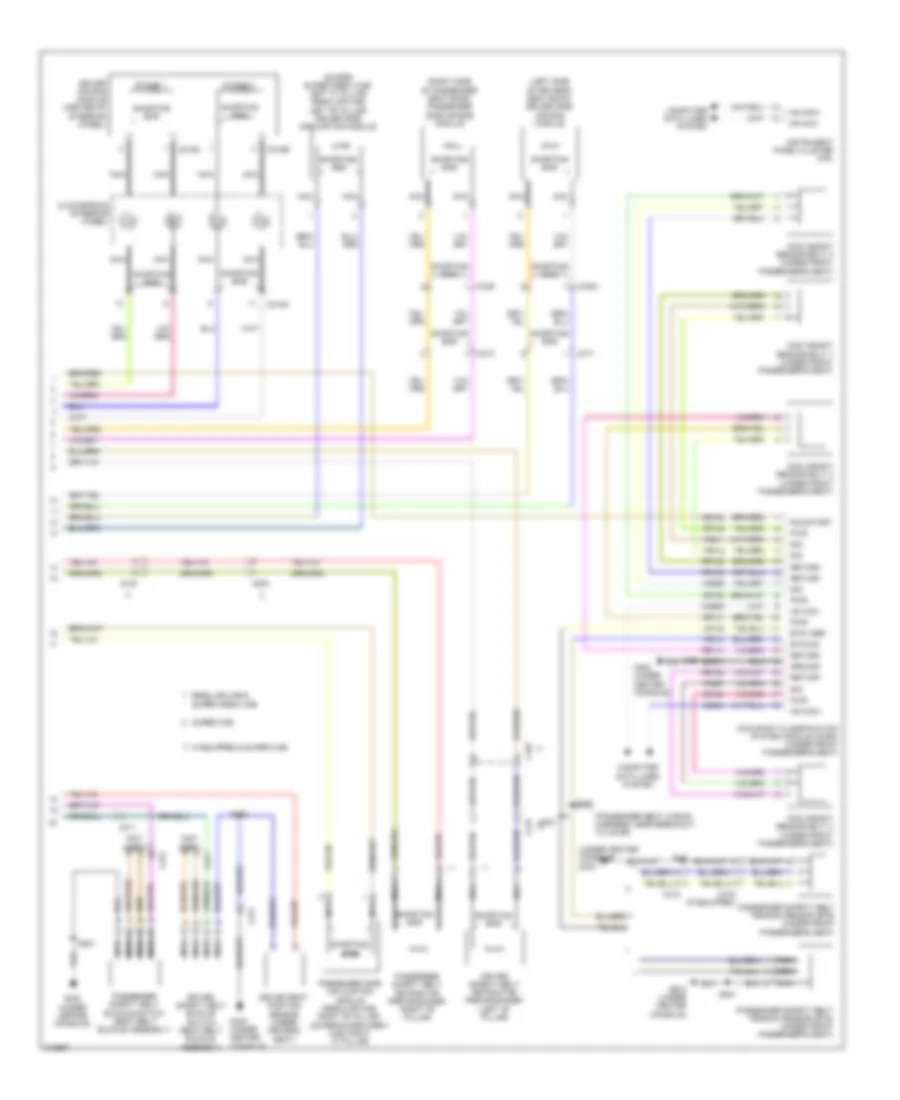 Supplemental Restraints Wiring Diagram 2 of 2 for Ford Pickup F150 2011
