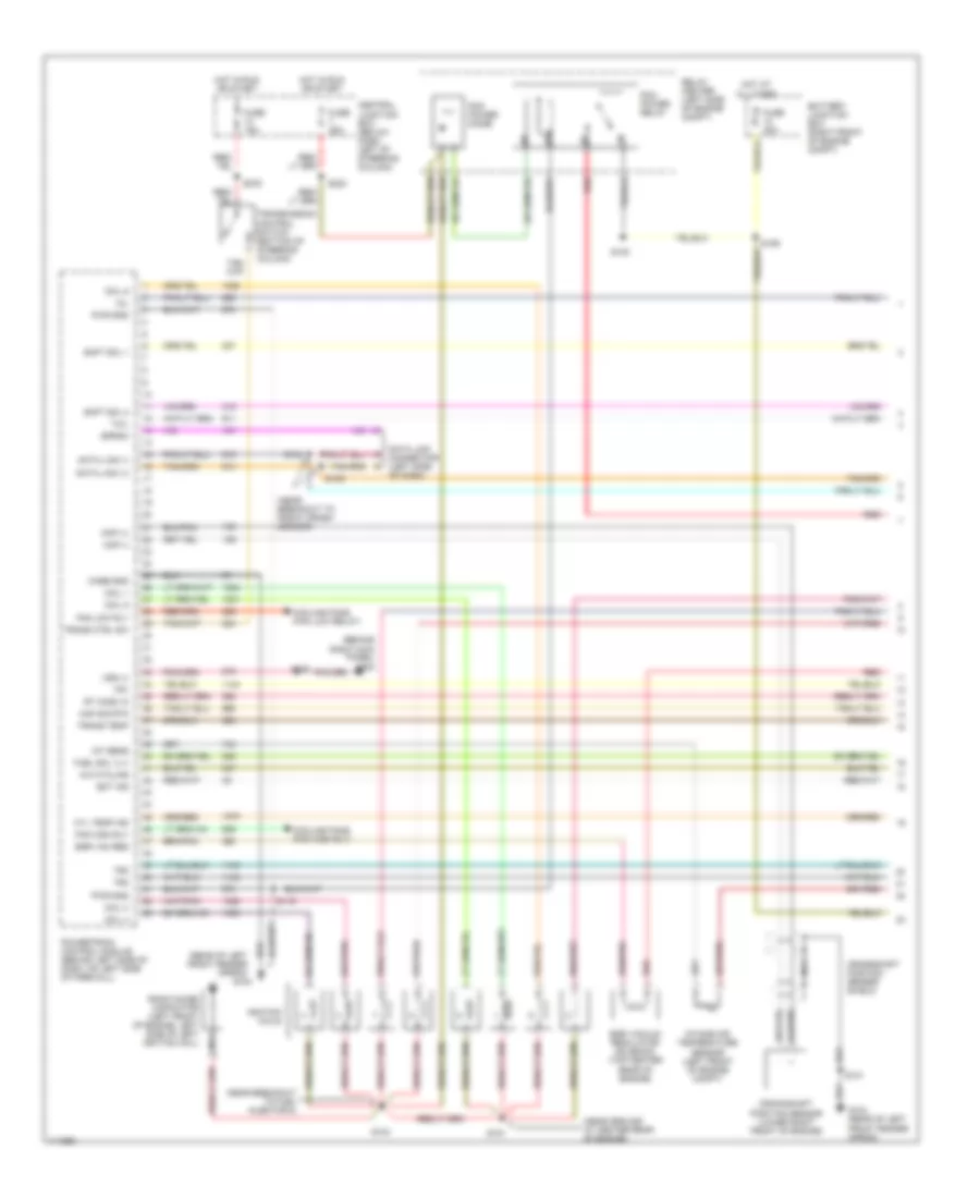 4 6L CNG Engine Performance Wiring Diagrams 1 of 5 for Ford Crown Victoria LX 1999