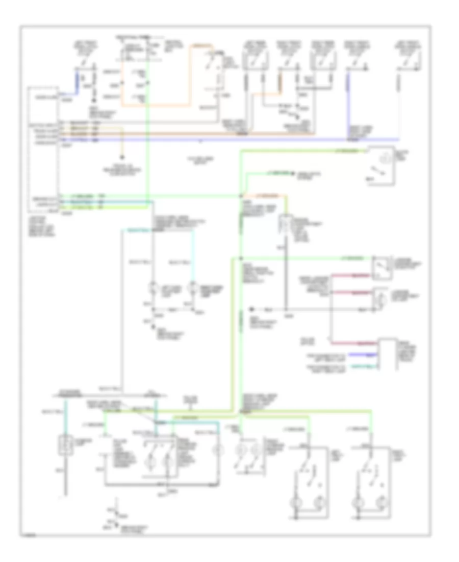 Courtesy Lamps Wiring Diagram for Ford Crown Victoria LX 1999