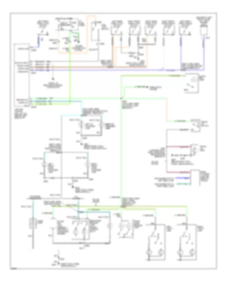 Courtesy Lamps Wiring Diagram for Ford Crown Victoria LX 1997