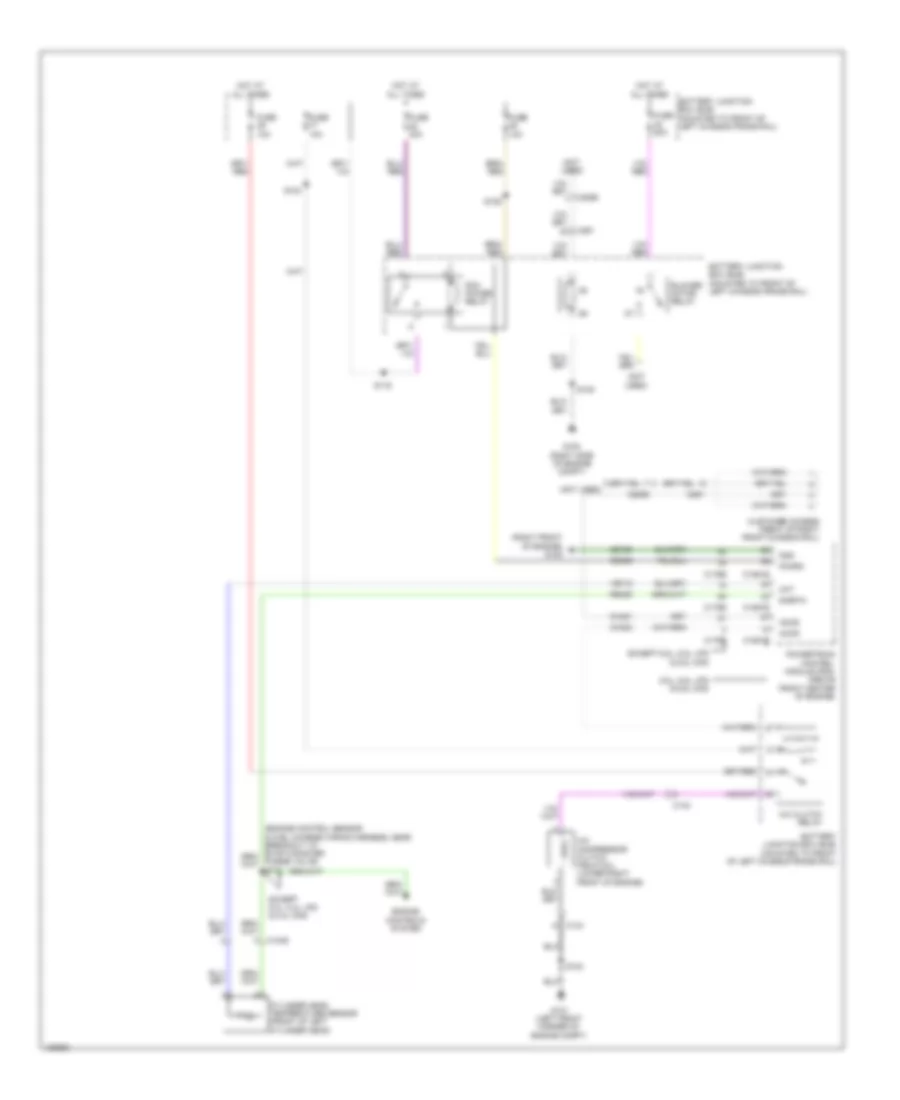 Manual A C Wiring Diagram with Stripped Chassis for Ford E 350 Super Duty XLT 2014
