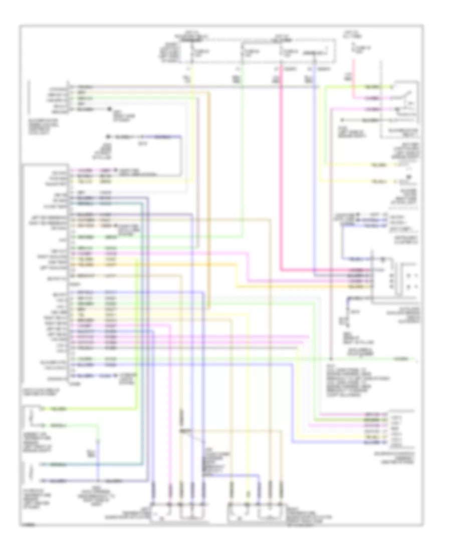 Automatic A C Wiring Diagram 1 of 2 for Ford Explorer Sport Trac 2010