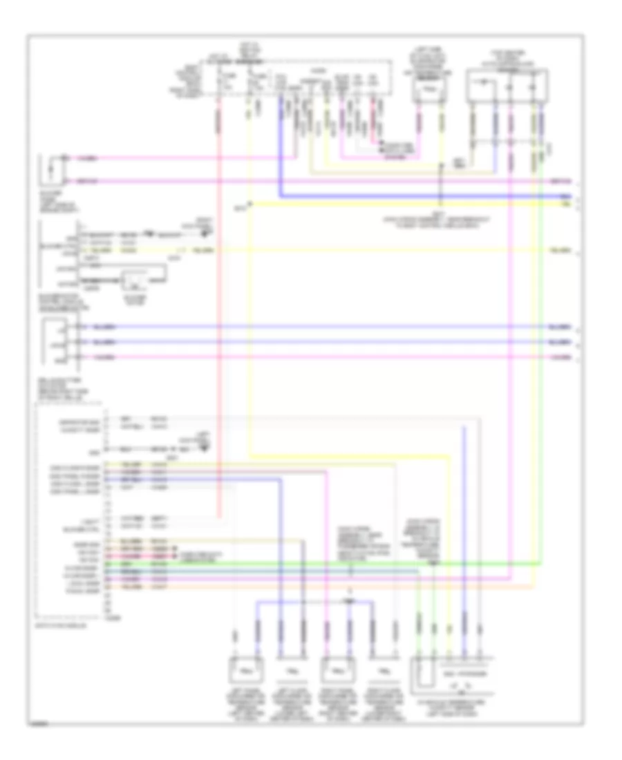 Automatic AC Wiring Diagram (1 of 3) for Ford Escape SEL 2013