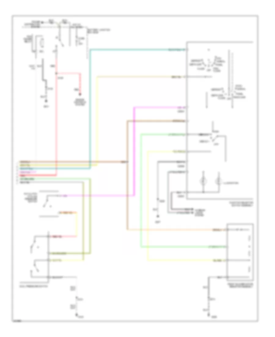3 0L Manual A C Wiring Diagram 2 of 2 for Ford Escape 2005