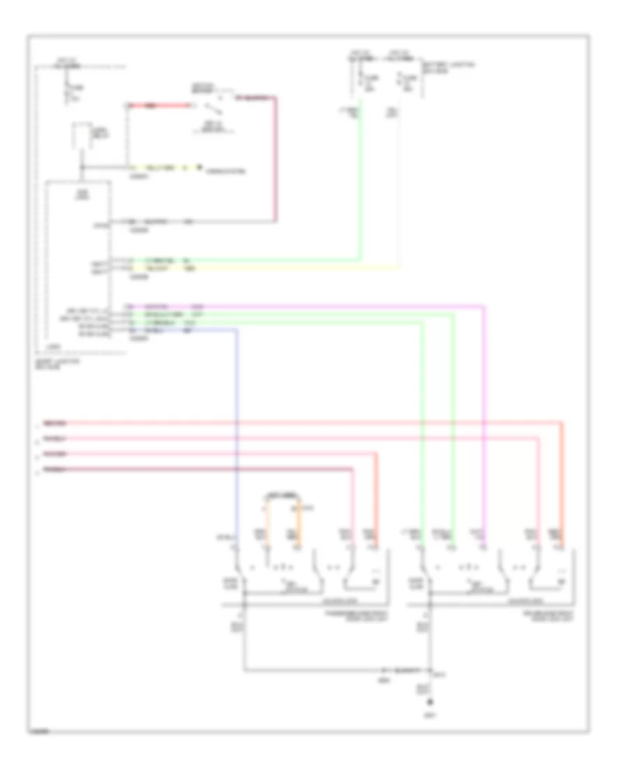 Forced Entry Wiring Diagram, Hybrid (2 of 2) for Ford Escape 2005