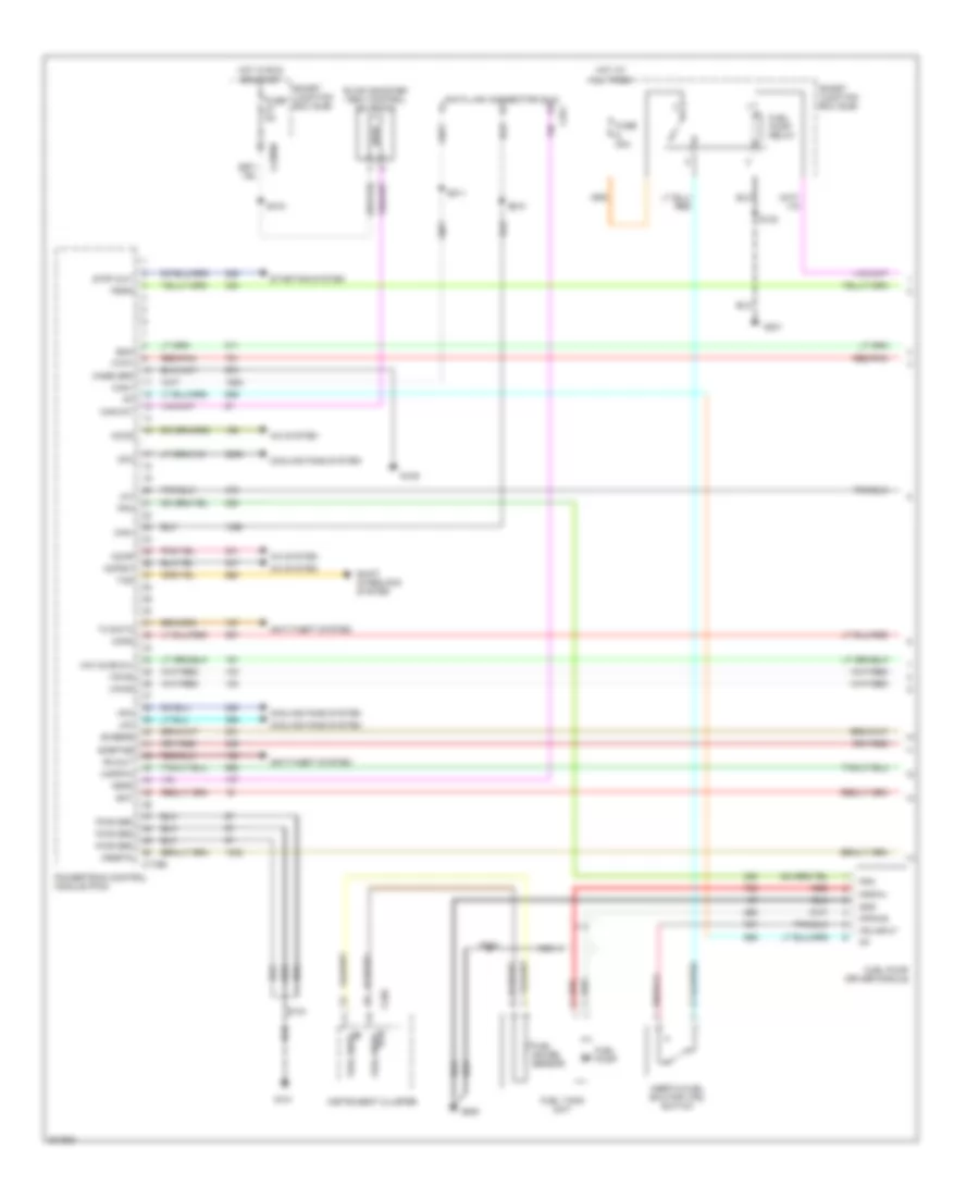 2 3L Engine Performance Wiring Diagram Except Hybrid 1 of 5 for Ford Escape 2005