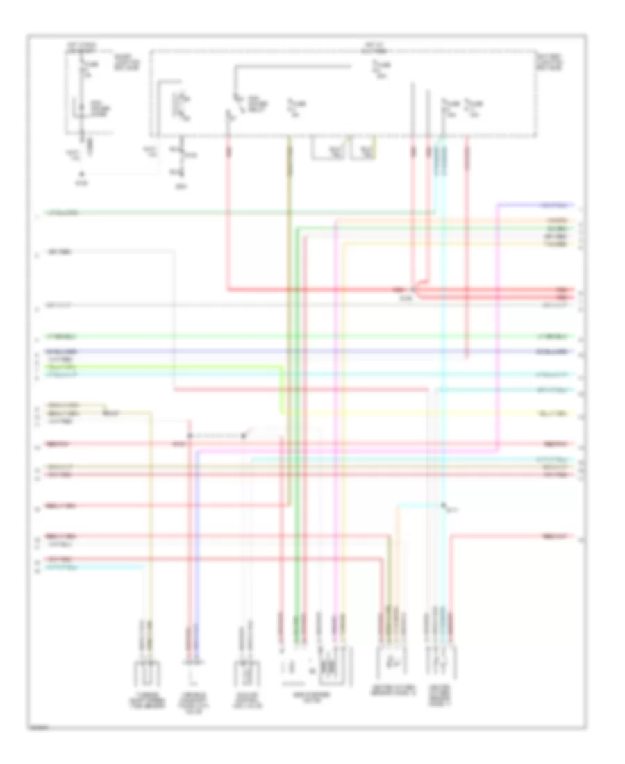 2.3L, Engine Performance Wiring Diagram, Except Hybrid (4 of 5) for Ford Escape 2005