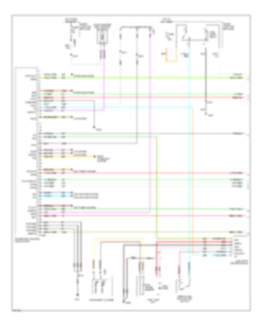 3.0L, Engine Performance Wiring Diagram (1 of 5) for Ford Escape 2005