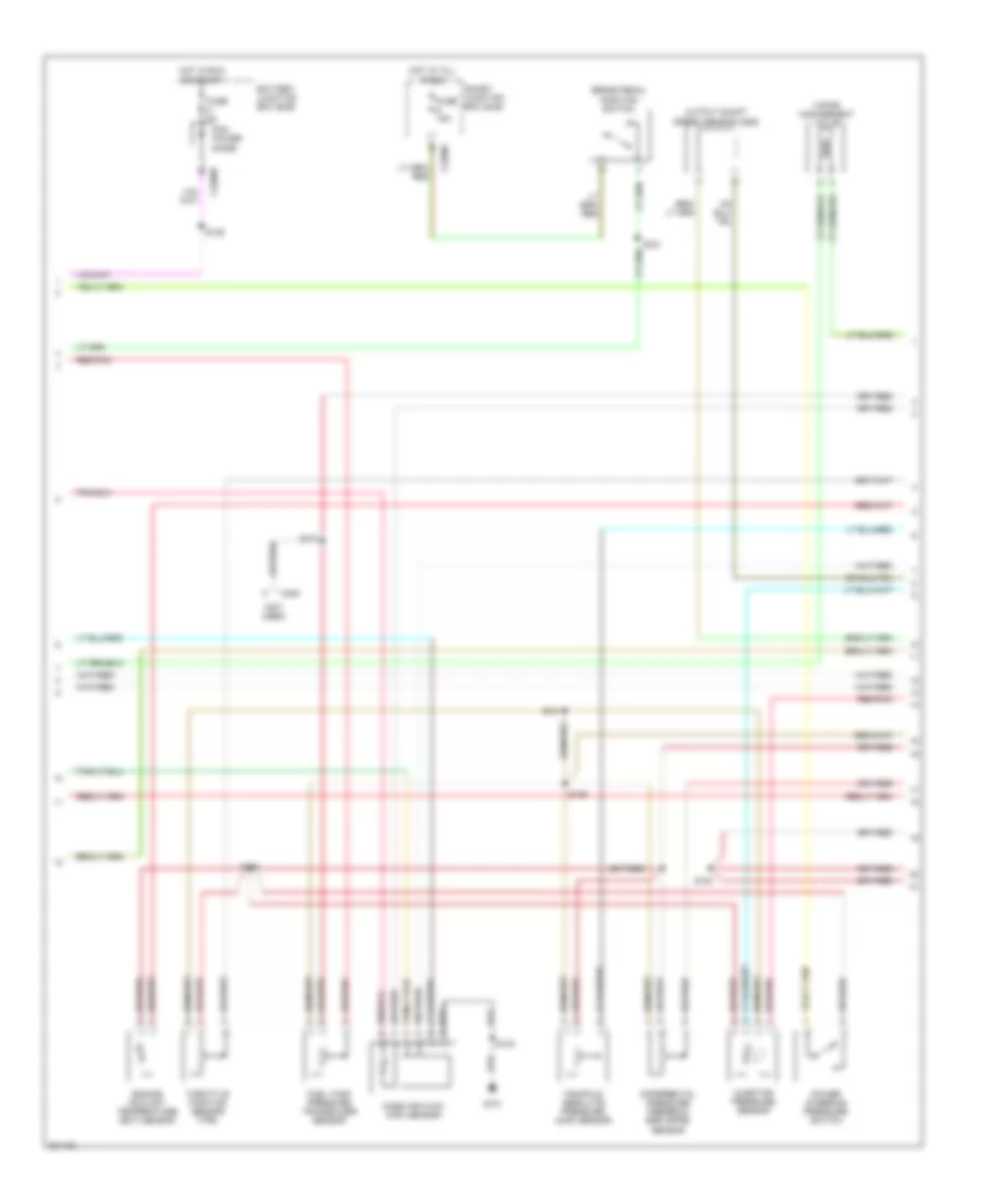 3.0L, Engine Performance Wiring Diagram (2 of 5) for Ford Escape 2005