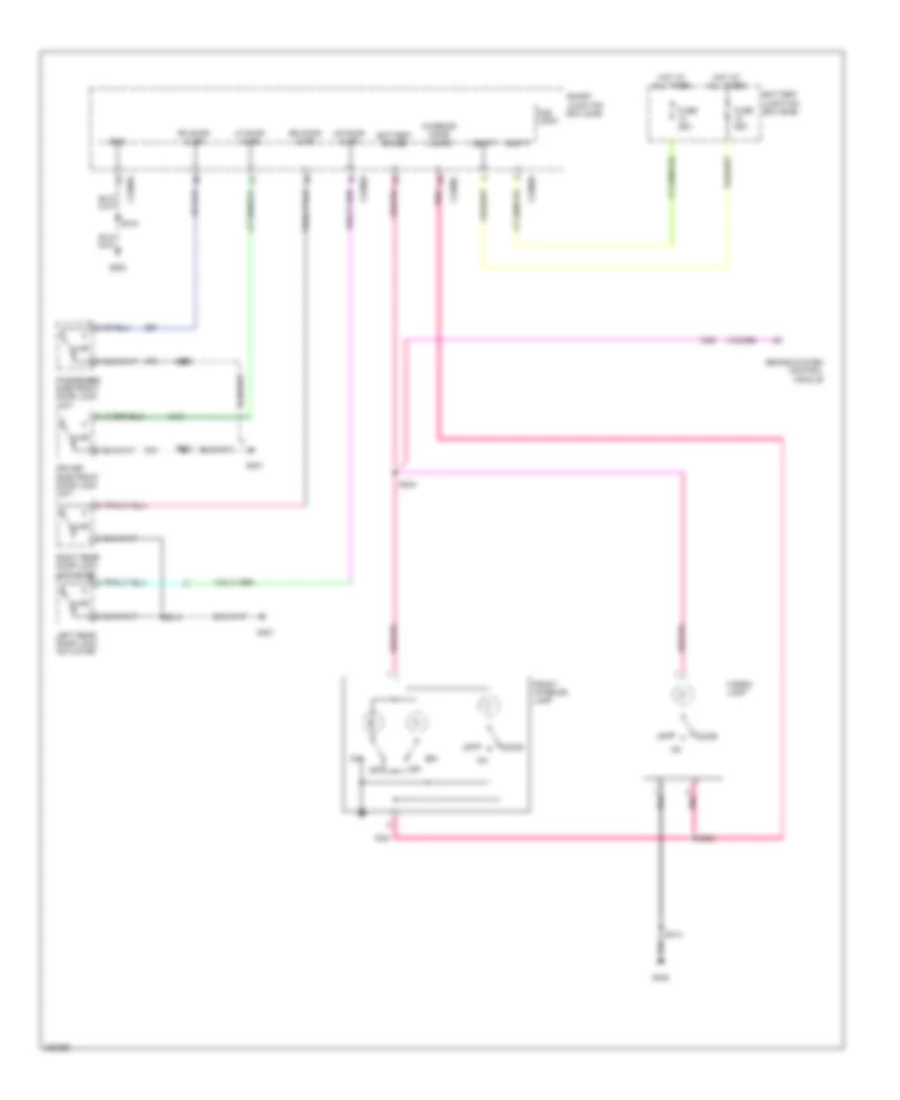 Courtesy Lamps Wiring Diagram Hybrid for Ford Escape 2005