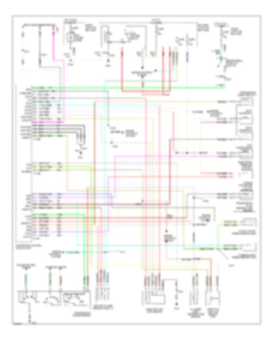 2 3L A T Wiring Diagram Except Hybrid for Ford Escape 2005