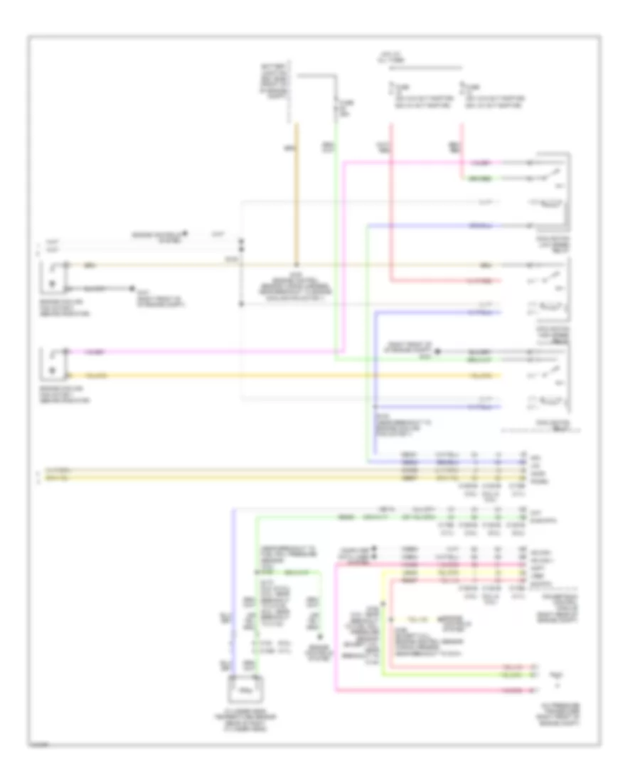 Automatic AC Wiring Diagram, with Navigation (3 of 3) for Ford Pickup F250 Super Duty 2011