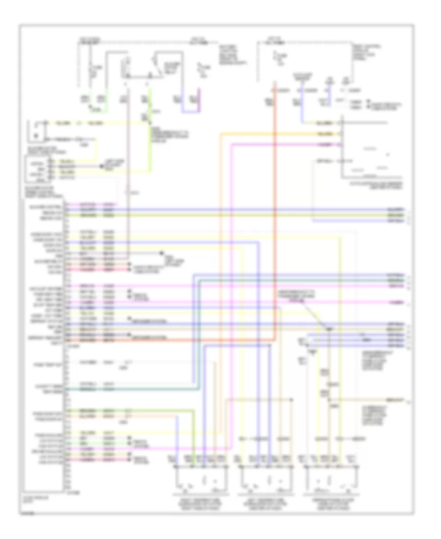 Automatic AC Wiring Diagram, without Navigation (1 of 3) for Ford Pickup F250 Super Duty 2011