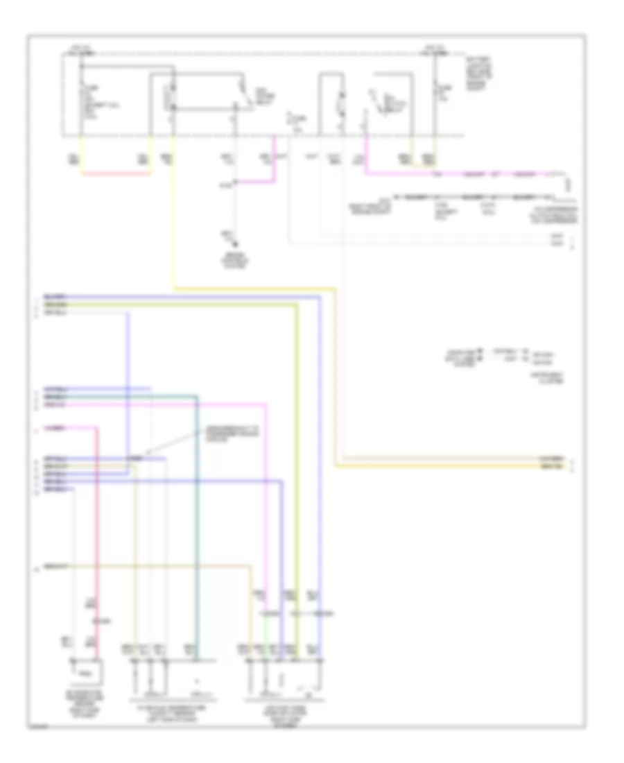 Automatic AC Wiring Diagram, without Navigation (2 of 3) for Ford Pickup F250 Super Duty 2011