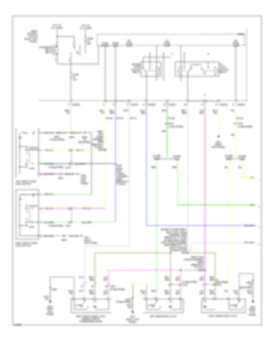 Forced Entry Wiring Diagram 1 of 2 for Ford Pickup F250 Super Duty 2011