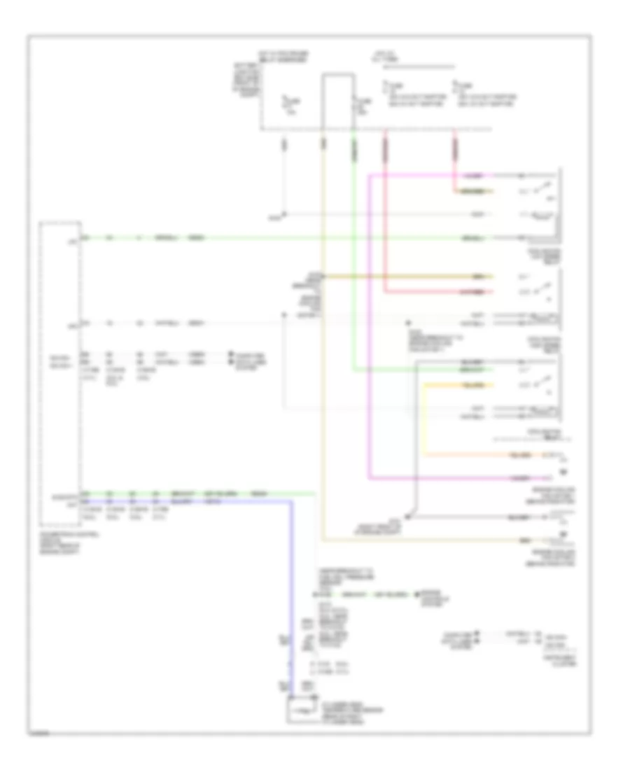 Cooling Fan Wiring Diagram for Ford Pickup F250 Super Duty 2011