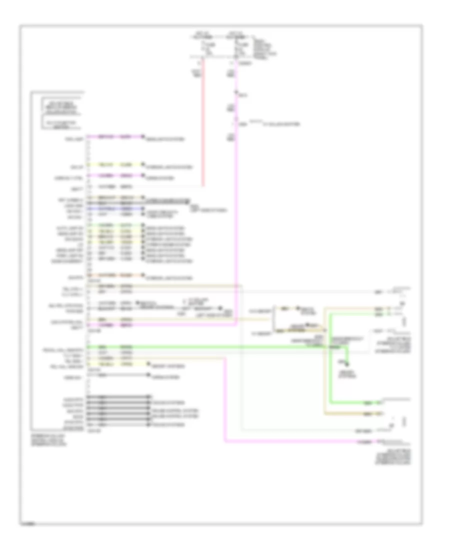 Power Steering Column Wiring Diagram for Ford Pickup F250 Super Duty 2011