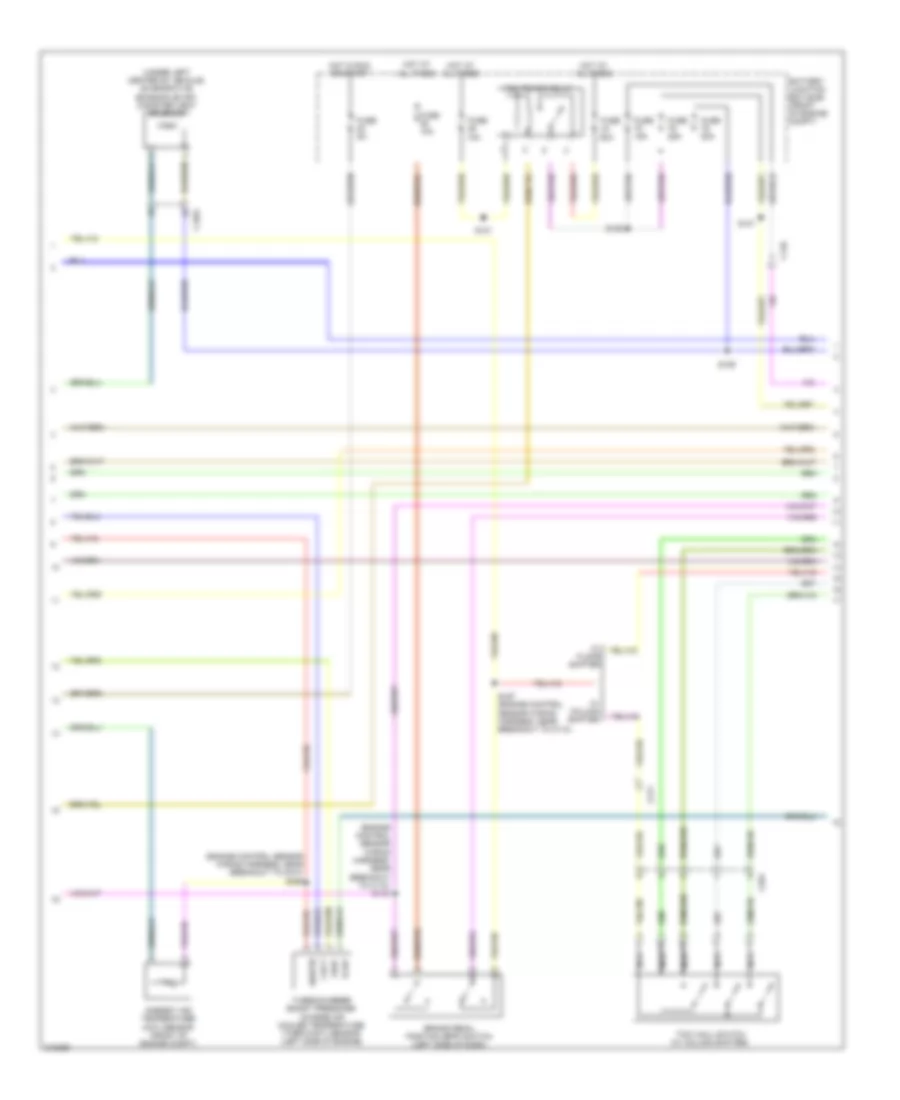 3.5L, Engine Performance Wiring Diagram (2 of 6) for Ford Pickup F250 Super Duty 2011