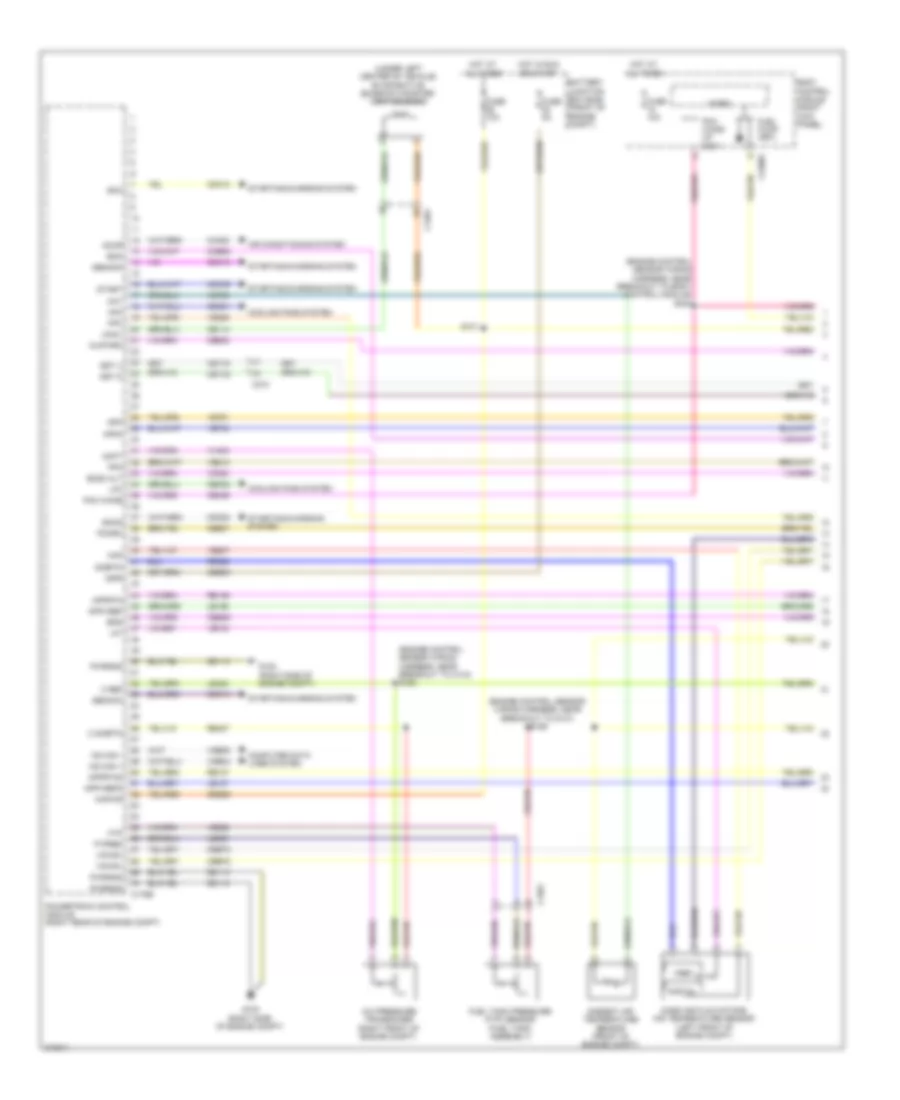 3.7L Flex Fuel, Engine Performance Wiring Diagram (1 of 6) for Ford Pickup F250 Super Duty 2011