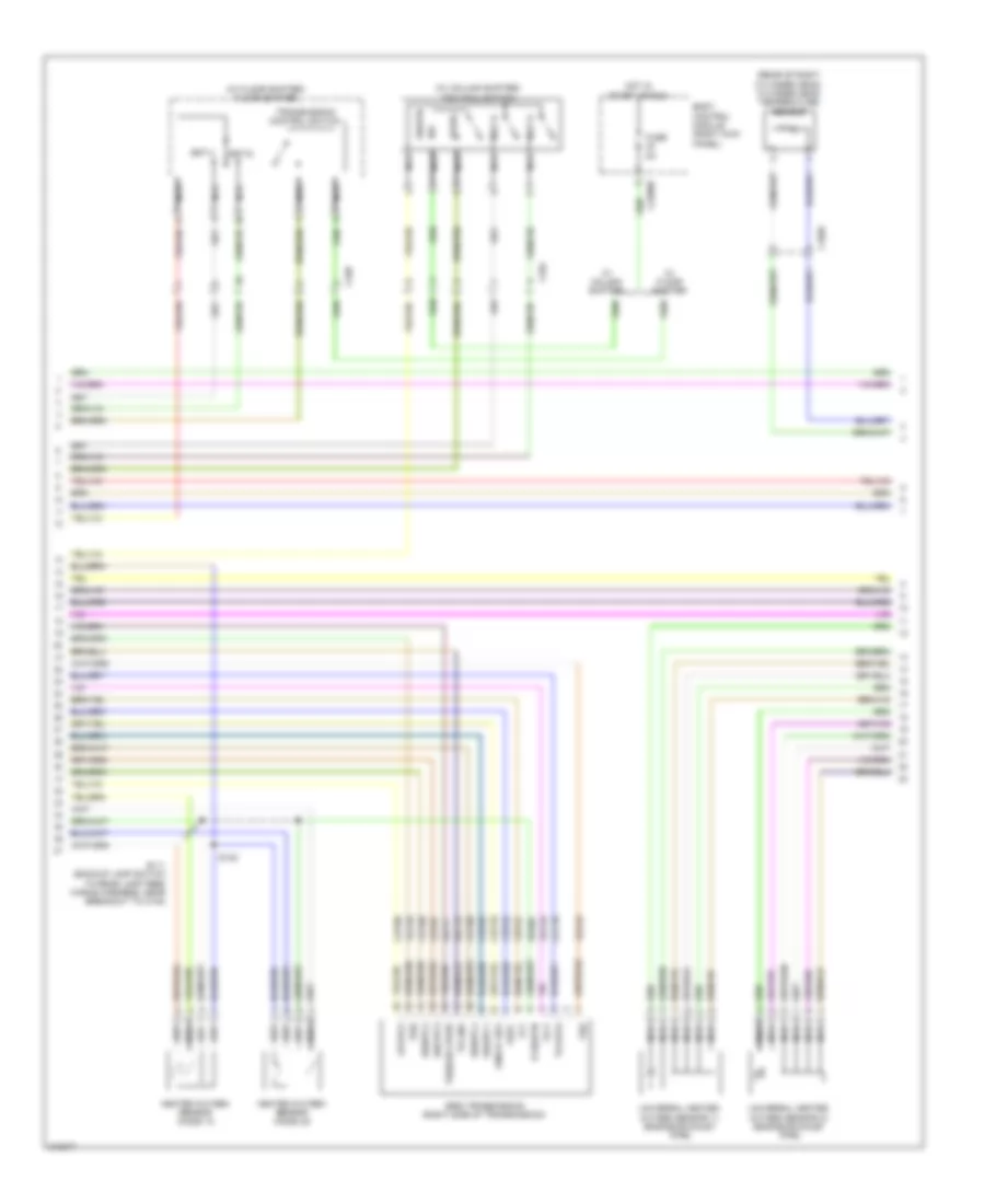 3.7L Flex Fuel, Engine Performance Wiring Diagram (4 of 6) for Ford Pickup F250 Super Duty 2011