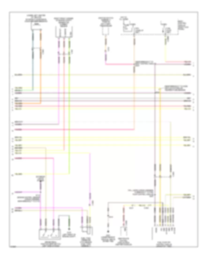 5.0L Flex Fuel, Engine Performance Wiring Diagram (2 of 6) for Ford Pickup F250 Super Duty 2011