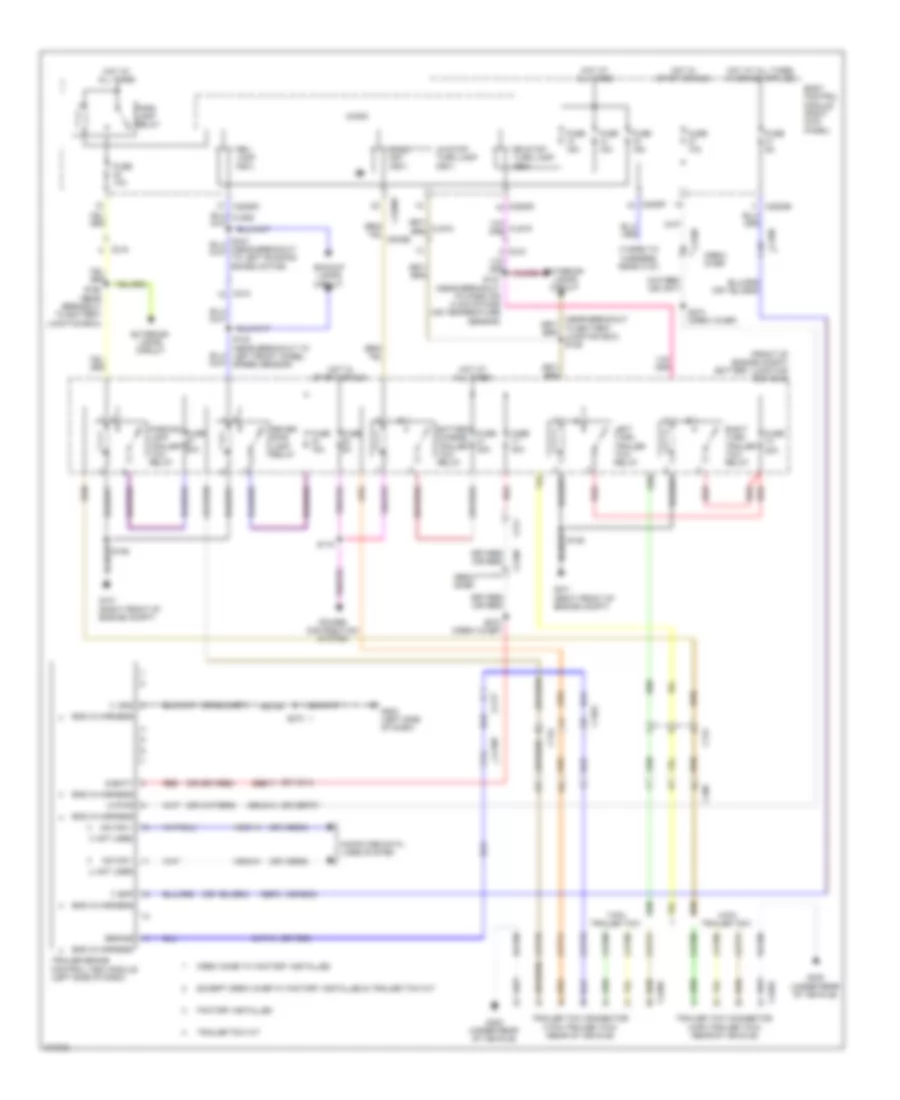 TrailerCamper Adapter Wiring Diagram for Ford Pickup F250 Super Duty 2011