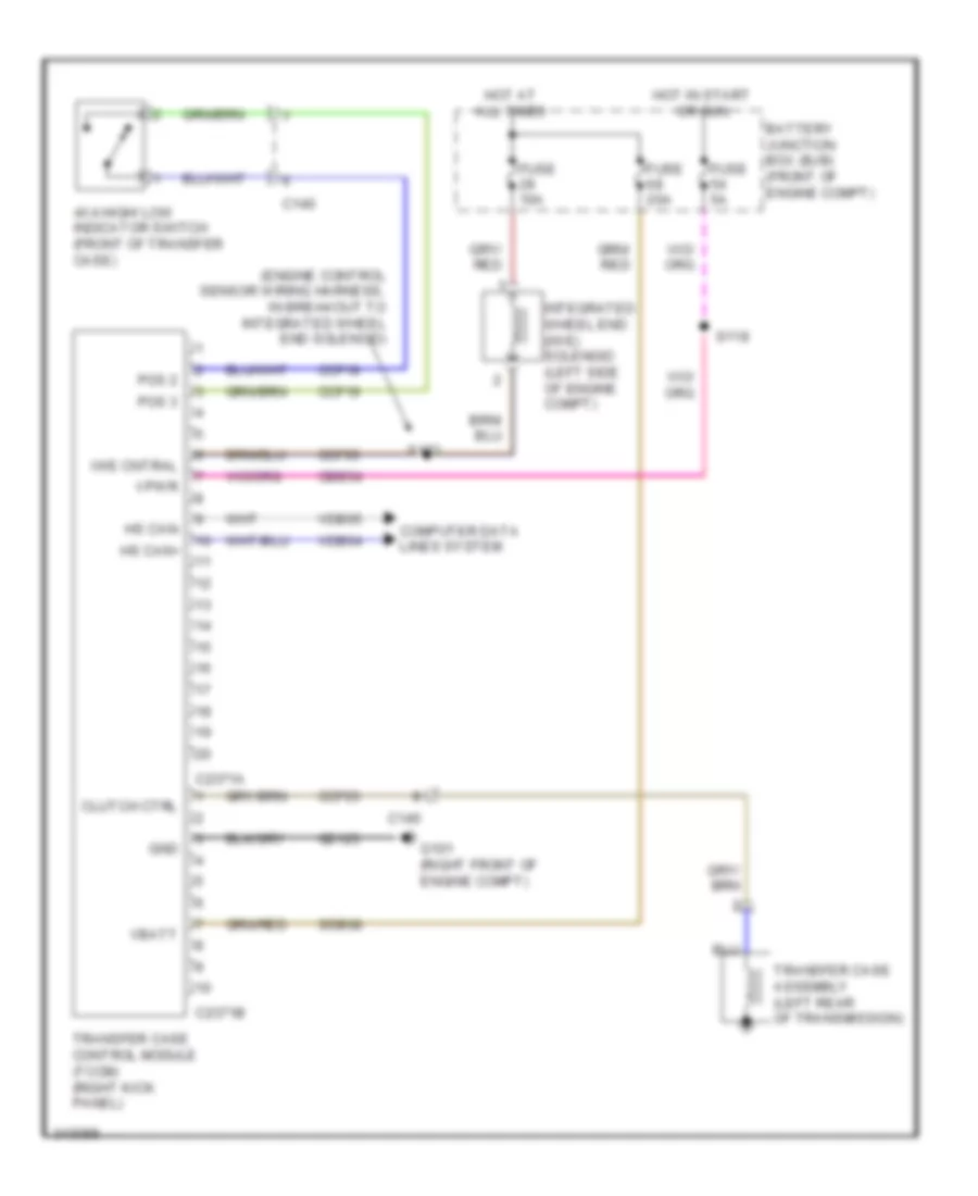 3.5L, AWD Wiring Diagram, Mechanical for Ford Pickup F250 Super Duty 2011