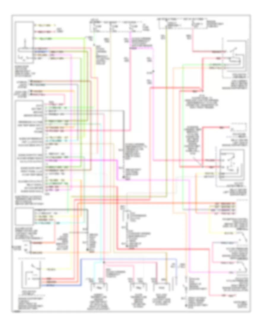 Automatic A C Wiring Diagram for Ford Crown Victoria Police Interceptor 1999