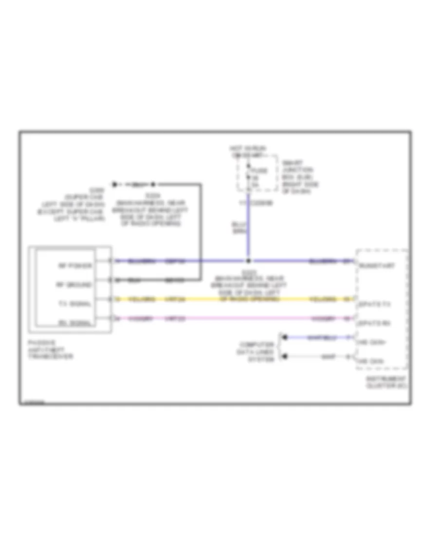 Passive Anti-theft Wiring Diagram for Ford F450 Super Duty 2010