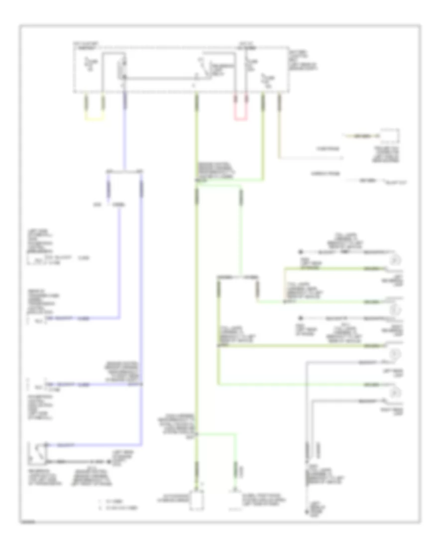 Backup Lamps Wiring Diagram for Ford F450 Super Duty 2010