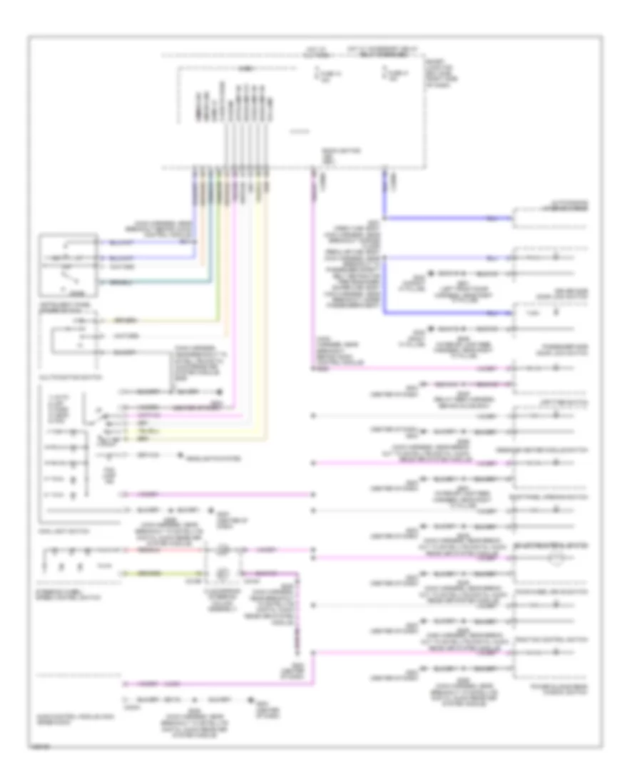 Instrument Illumination Wiring Diagram for Ford F450 Super Duty 2010