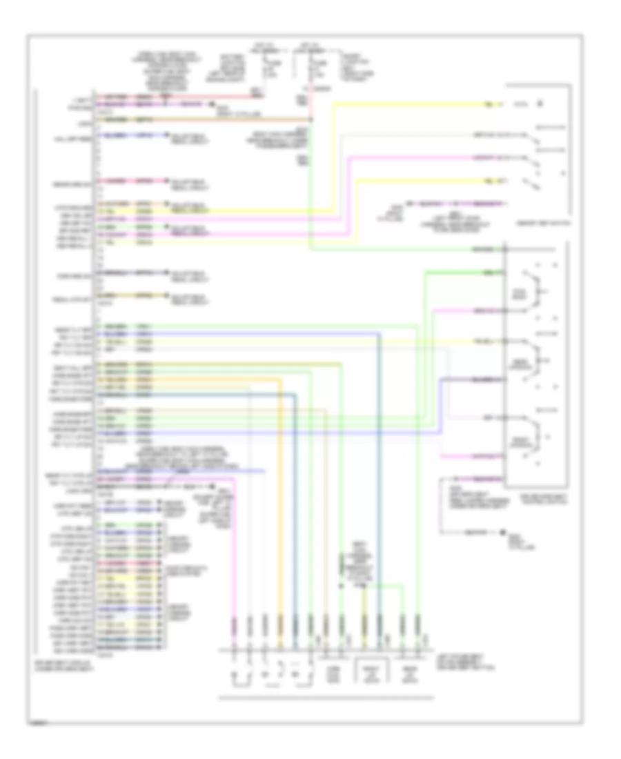 Drivers Memory Seat Wiring Diagram for Ford F450 Super Duty 2010