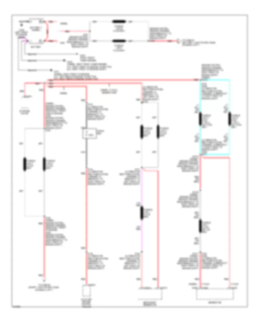 Power Distribution Wiring Diagram 1 of 7 for Ford F450 Super Duty 2010