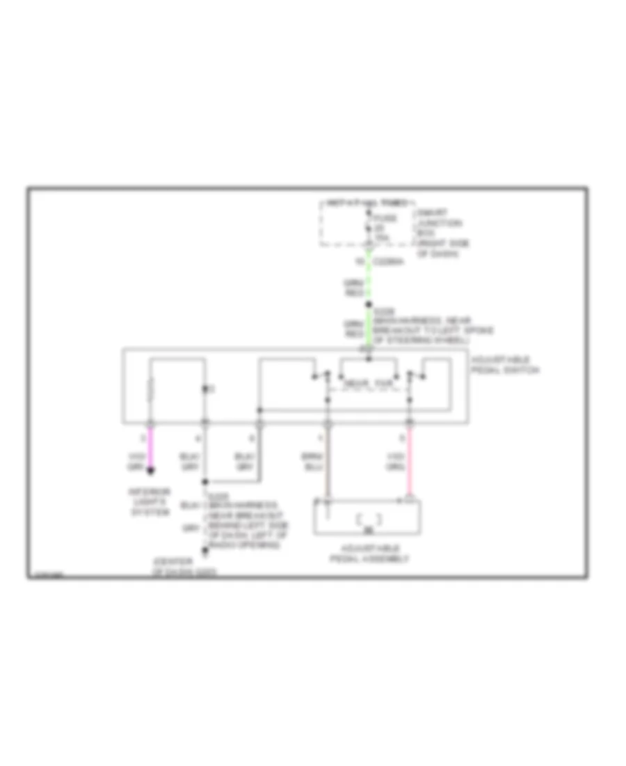 Adjustable Pedal Wiring Diagram for Ford F450 Super Duty 2010