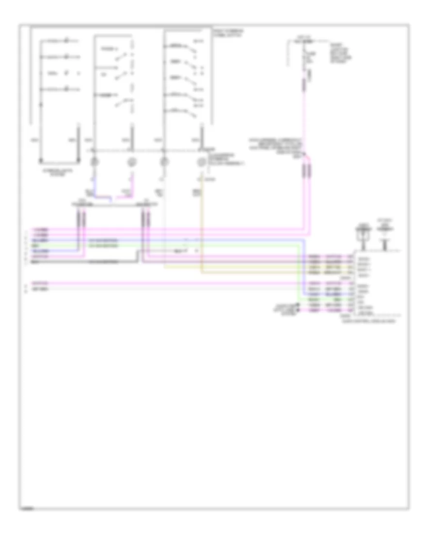 SYNC Radio Wiring Diagram 2 of 2 for Ford F450 Super Duty 2010