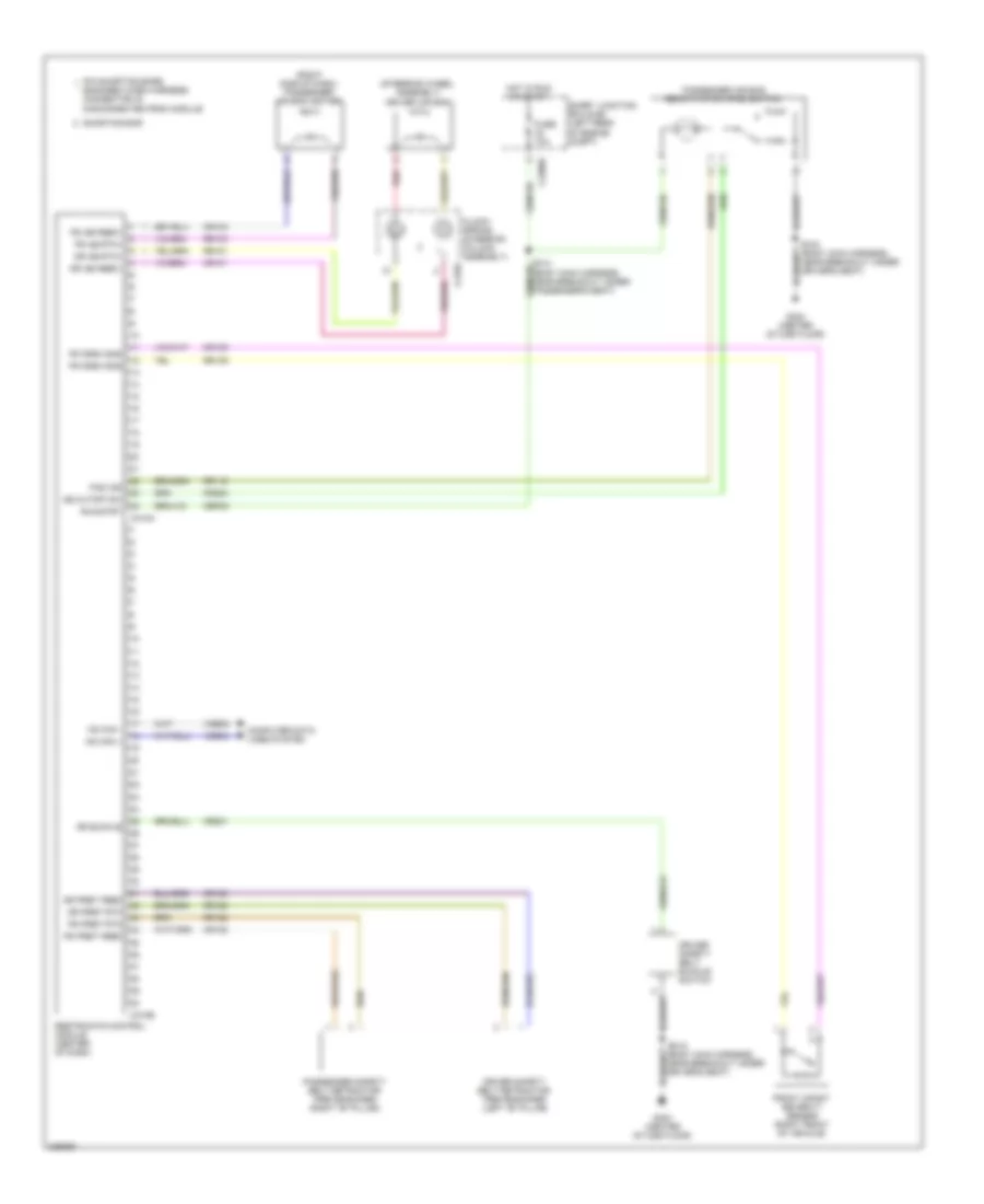 Supplemental Restraints Wiring Diagram for Ford F450 Super Duty 2010
