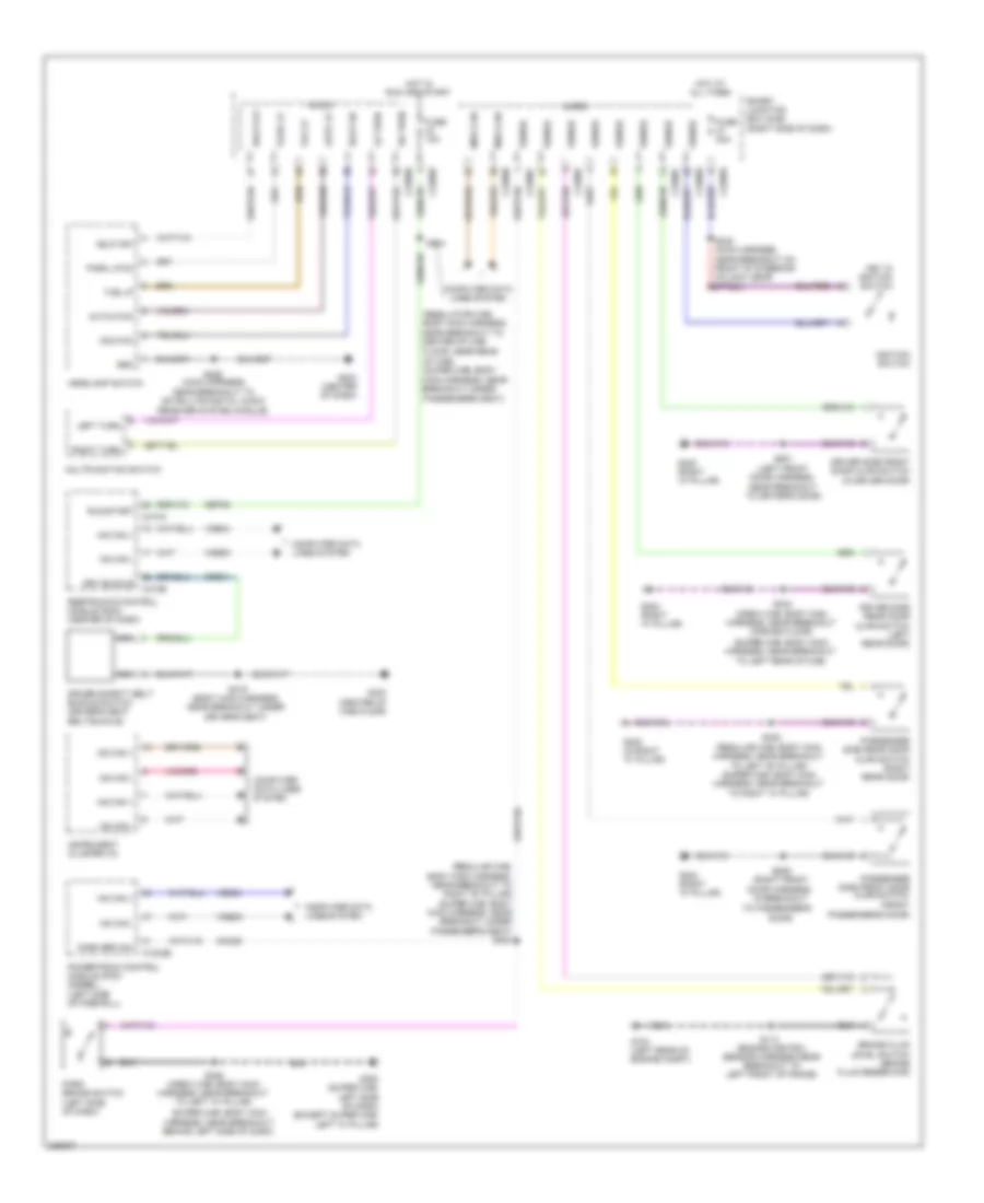 Warning Systems Wiring Diagram for Ford F450 Super Duty 2010