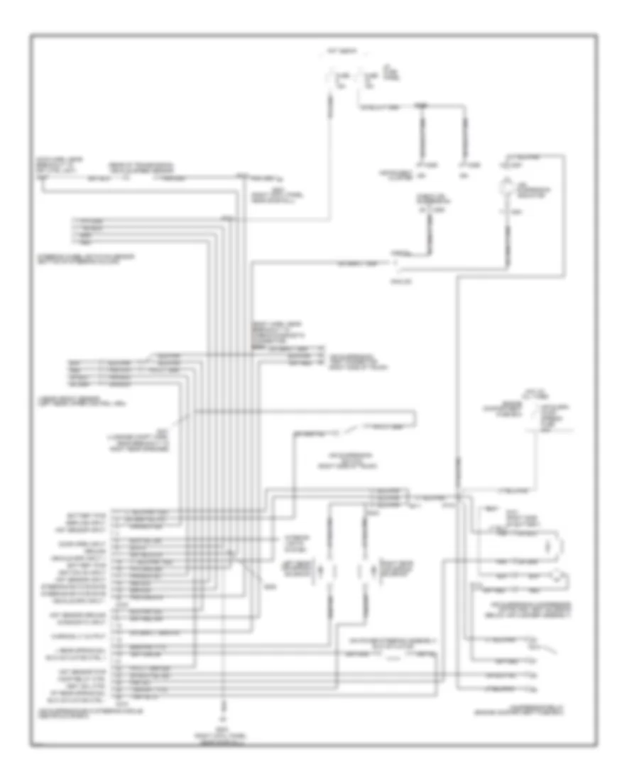 Electronic Suspension Wiring Diagram for Ford Crown Victoria Police Interceptor 1997