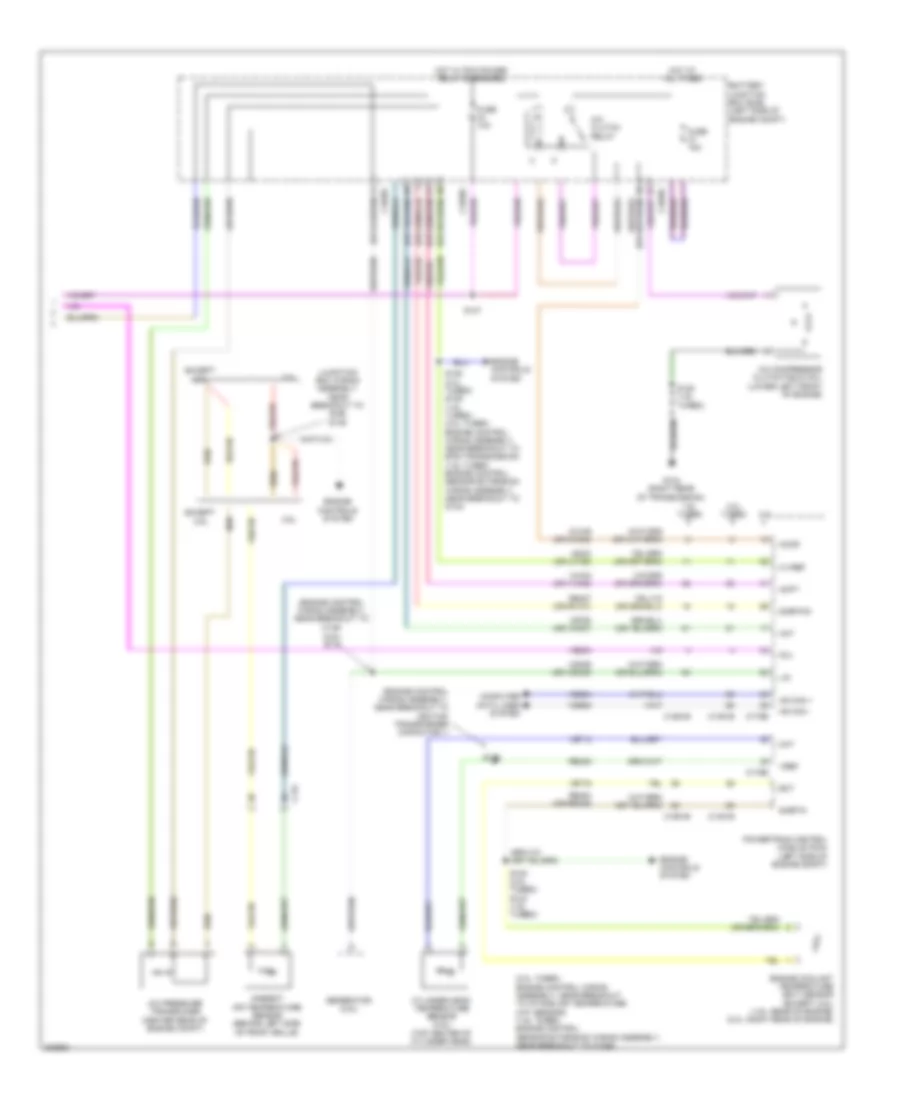 Manual AC Wiring Diagram (3 of 3) for Ford Escape Titanium 2013