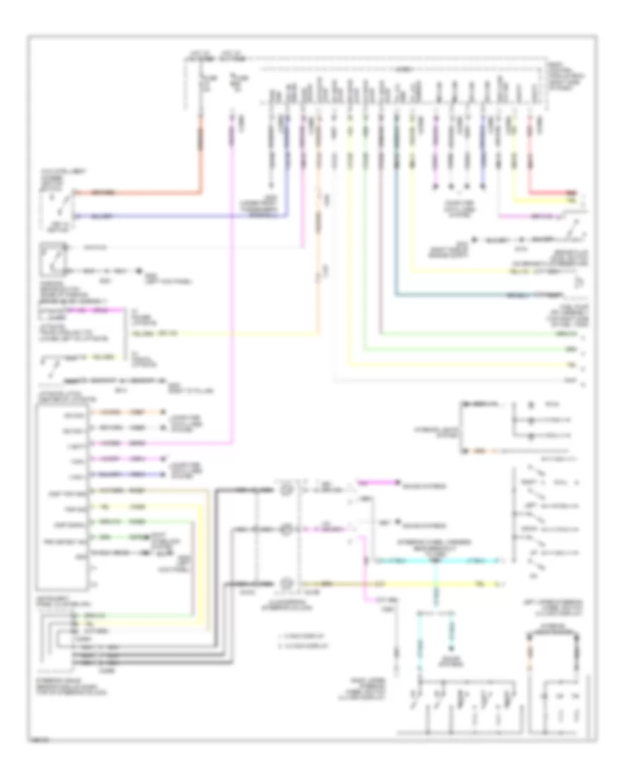 Instrument Cluster Wiring Diagram 1 of 2 for Ford Escape Titanium 2013