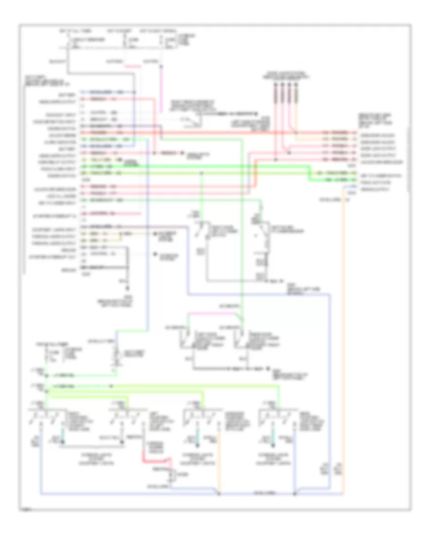 Anti-theft Wiring Diagram for Ford Econoline E150 1995