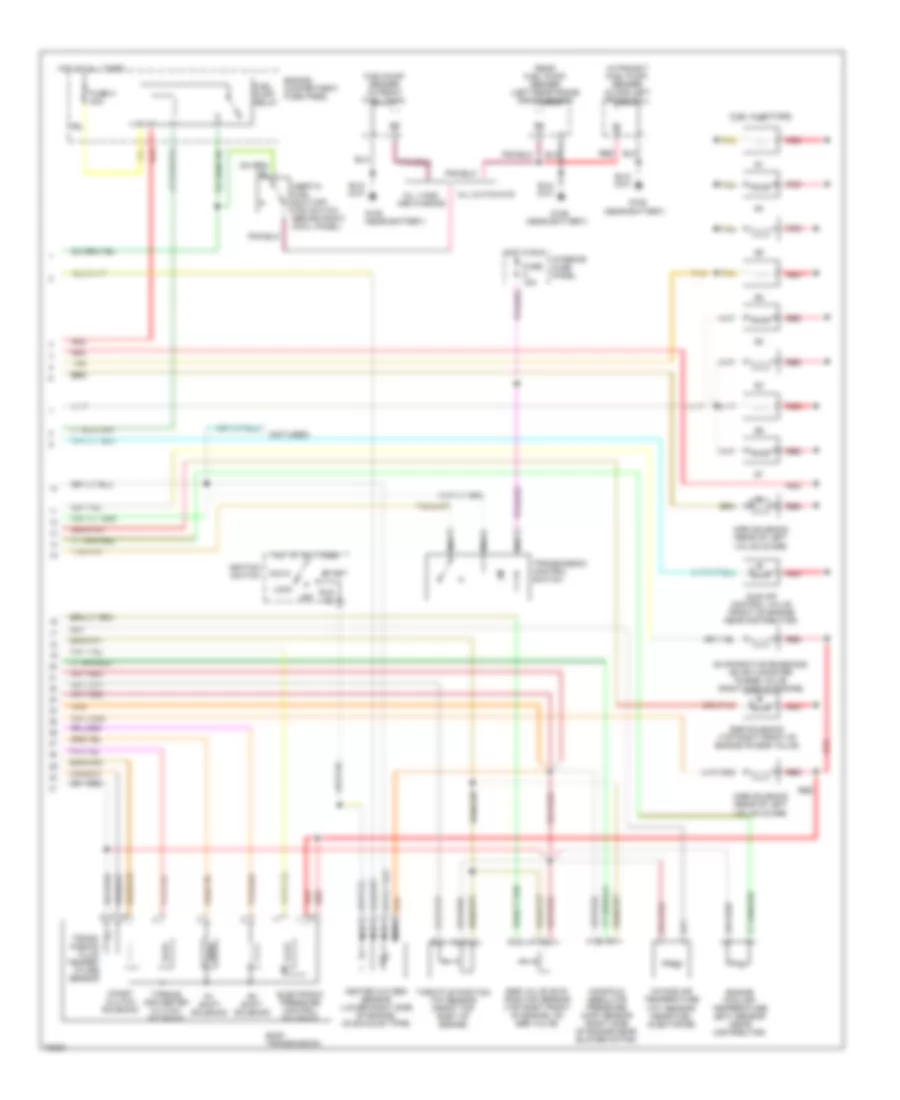 5 8L Engine Performance Wiring Diagrams Except California 2 of 2 for Ford Econoline E150 1995