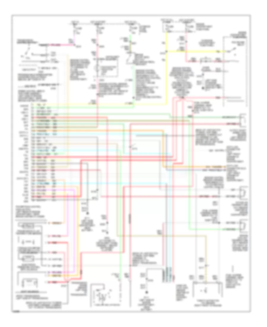 5 0L Transmission Wiring Diagram for Ford Econoline E150 1995